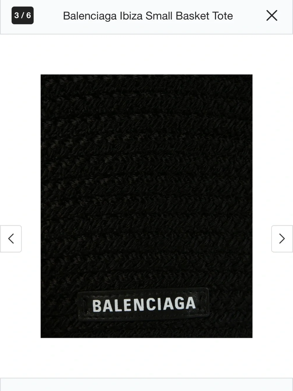 Balenciaga compact woven